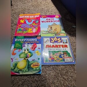 Preschool Learning Workbook Bundle - Colorful Kids Activity Books